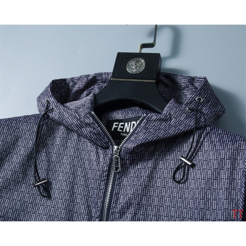 Replica Fendi Jackets Long Sleeved For Men #1241046 $56.00 USD for Wholesale