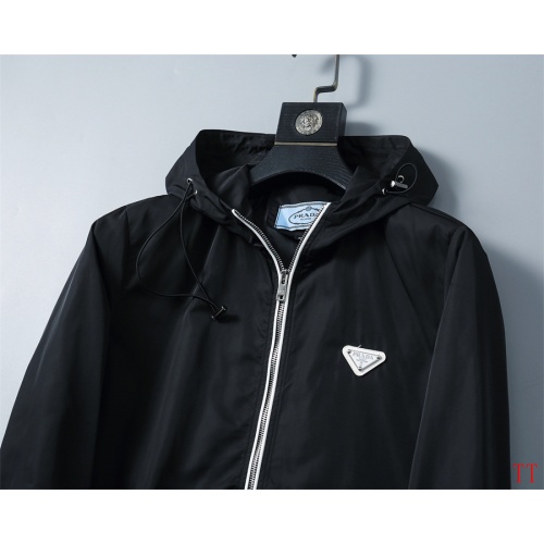 Replica Prada Jackets Long Sleeved For Men #1241080 $56.00 USD for Wholesale