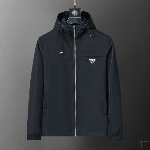 Wholesale Prada Jackets Long Sleeved For Men #1241081 $56.00 USD, Wholesale Quality Replica Prada Jackets