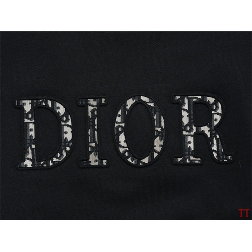 Replica Christian Dior Hoodies Long Sleeved For Unisex #1241152 $52.00 USD for Wholesale