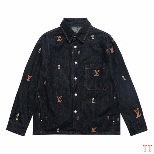 Wholesale Louis Vuitton LV Shirts Long Sleeved For Unisex #1241226 $85.00 USD, Wholesale Quality Replica Louis Vuitton LV Shirts