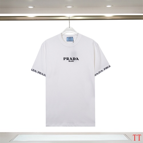 Wholesale Prada T-Shirts Short Sleeved For Unisex #1241258 $32.00 USD, Wholesale Quality Replica Prada T-Shirts