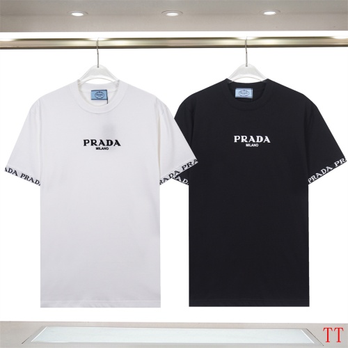 Replica Prada T-Shirts Short Sleeved For Unisex #1241258 $32.00 USD for Wholesale