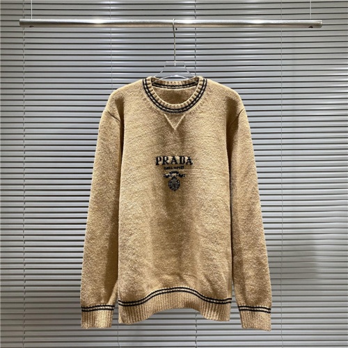 Wholesale Prada Sweater Long Sleeved For Unisex #1241293 $52.00 USD, Wholesale Quality Replica Prada Sweater