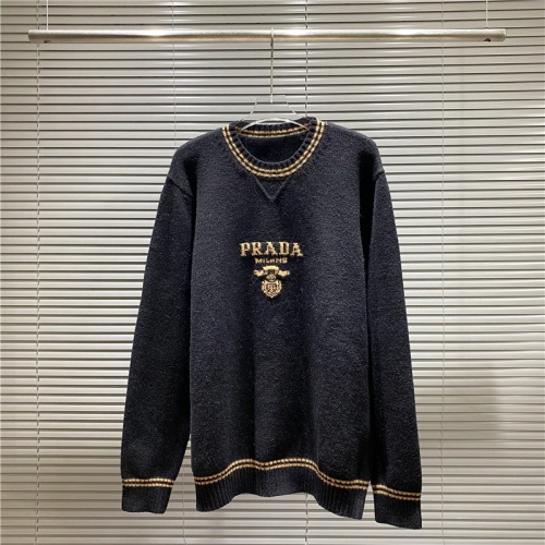 Wholesale Prada Sweater Long Sleeved For Unisex #1241294 $52.00 USD, Wholesale Quality Replica Prada Sweater