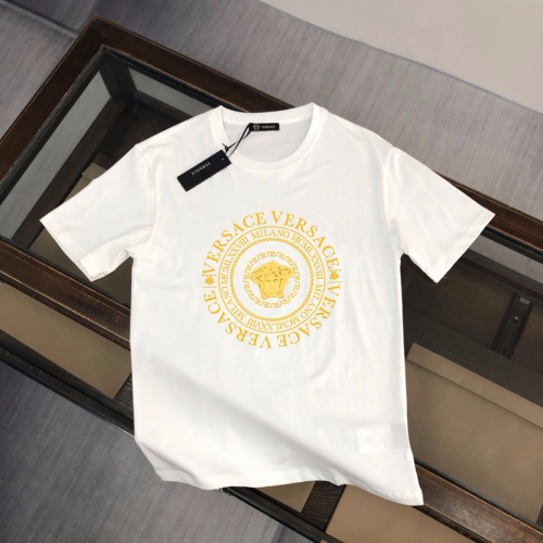 Wholesale Versace T-Shirts Short Sleeved For Unisex #1241295 $32.00 USD, Wholesale Quality Replica Versace T-Shirts