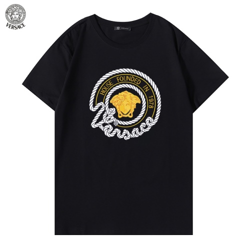 Wholesale Versace T-Shirts Short Sleeved For Unisex #1241297 $32.00 USD, Wholesale Quality Replica Versace T-Shirts