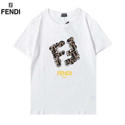 Wholesale Fendi T-Shirts Short Sleeved For Unisex #1241314 $29.00 USD, Wholesale Quality Replica Fendi T-Shirts