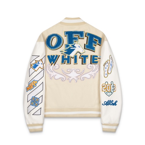 Replica Off-White Jackets Long Sleeved For Unisex #1241329 $96.00 USD for Wholesale