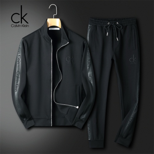 Wholesale Calvin Klein CK Tracksuits Long Sleeved For Men #1241484 $85.00 USD, Wholesale Quality Replica Calvin Klein CK Tracksuits