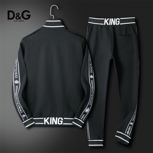 Replica Dolce & Gabbana D&G Tracksuits Long Sleeved For Men #1241488 $85.00 USD for Wholesale