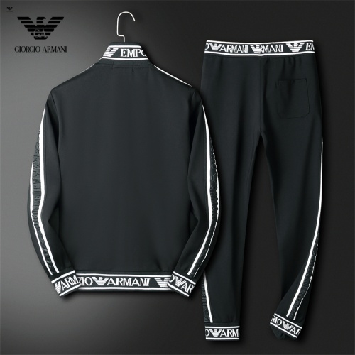 Replica Armani Tracksuits Long Sleeved For Men #1241533 $85.00 USD for Wholesale