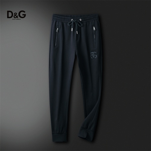 Replica Dolce & Gabbana D&G Tracksuits Long Sleeved For Men #1241543 $85.00 USD for Wholesale