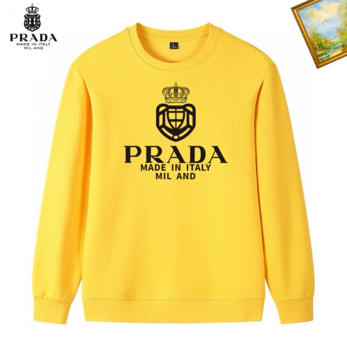 Wholesale Prada Hoodies Long Sleeved For Men #1241548 $40.00 USD, Wholesale Quality Replica Prada Hoodies