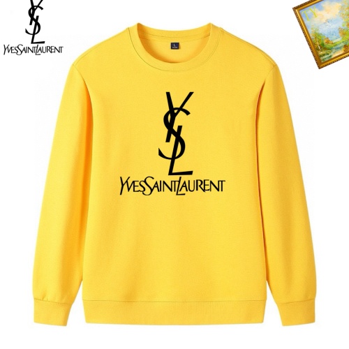 Wholesale Yves Saint Laurent YSL Hoodies Long Sleeved For Men #1241558 $40.00 USD, Wholesale Quality Replica Yves Saint Laurent YSL Hoodies