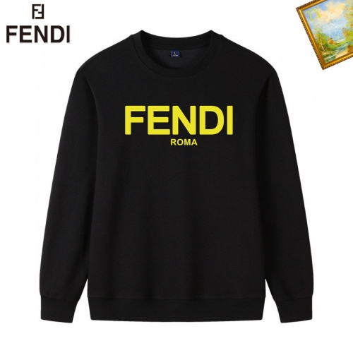 Wholesale Fendi Hoodies Long Sleeved For Men #1241565 $40.00 USD, Wholesale Quality Replica Fendi Hoodies