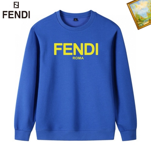 Wholesale Fendi Hoodies Long Sleeved For Men #1241566 $40.00 USD, Wholesale Quality Replica Fendi Hoodies