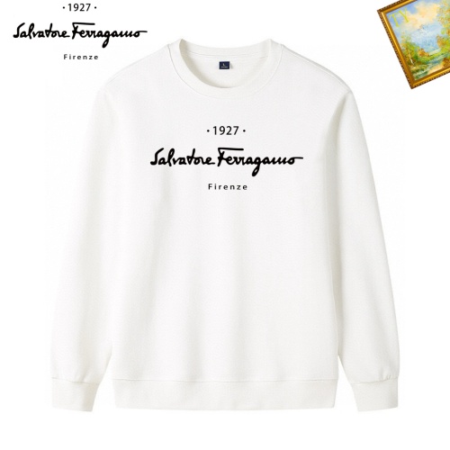 Wholesale Salvatore Ferragamo Hoodies Long Sleeved For Men #1241571 $40.00 USD, Wholesale Quality Replica Salvatore Ferragamo Hoodies