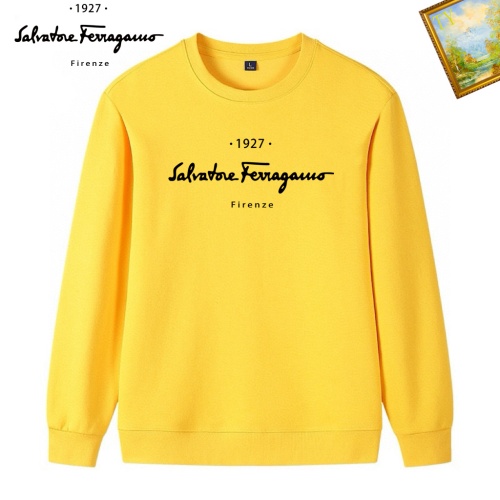 Wholesale Salvatore Ferragamo Hoodies Long Sleeved For Men #1241575 $40.00 USD, Wholesale Quality Replica Salvatore Ferragamo Hoodies