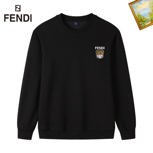 Wholesale Fendi Hoodies Long Sleeved For Men #1241611 $40.00 USD, Wholesale Quality Replica Fendi Hoodies