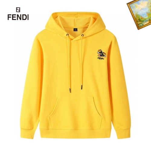 Wholesale Fendi Hoodies Long Sleeved For Men #1241646 $40.00 USD, Wholesale Quality Replica Fendi Hoodies