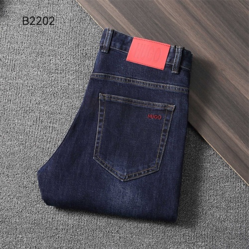 Wholesale Boss Jeans For Men #1241686 $45.00 USD, Wholesale Quality Replica Boss Jeans