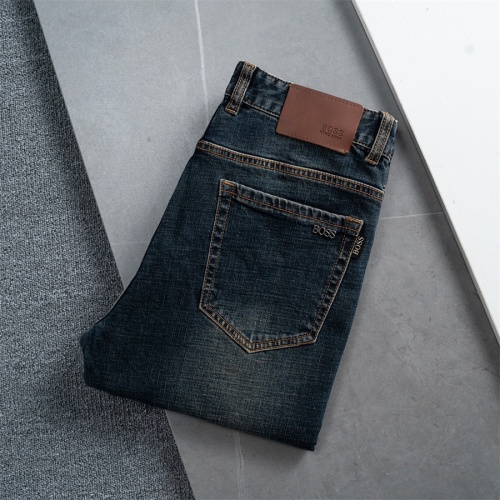 Wholesale Boss Jeans For Men #1241688 $45.00 USD, Wholesale Quality Replica Boss Jeans