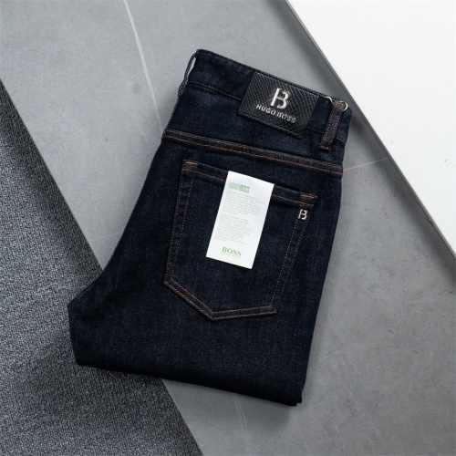 Wholesale Boss Jeans For Men #1241689 $45.00 USD, Wholesale Quality Replica Boss Jeans