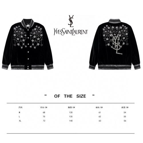 Replica Yves Saint Laurent YSL Jackets Long Sleeved For Men #1241700 $64.00 USD for Wholesale