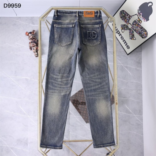 Replica Dolce & Gabbana D&G Jeans For Men #1241709 $45.00 USD for Wholesale