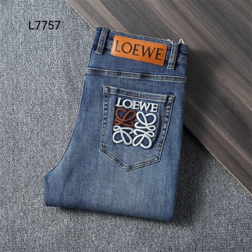 Wholesale LOEWE Jeans For Men #1241710 $45.00 USD, Wholesale Quality Replica LOEWE Jeans