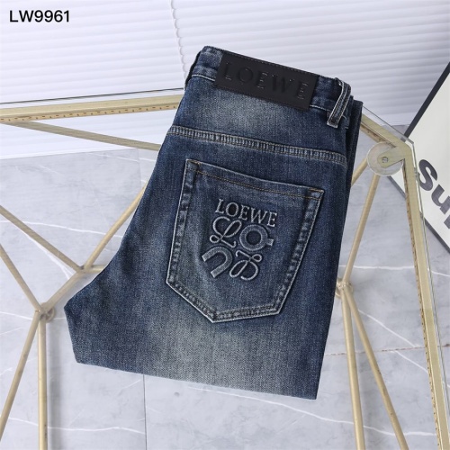 Wholesale LOEWE Jeans For Men #1241711 $45.00 USD, Wholesale Quality Replica LOEWE Jeans