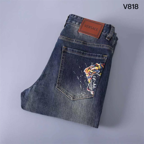 Wholesale Versace Jeans For Men #1241713 $45.00 USD, Wholesale Quality Replica Versace Jeans