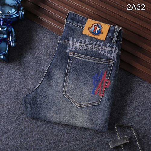 Wholesale Moncler Jeans For Men #1241715 $45.00 USD, Wholesale Quality Replica Moncler Jeans