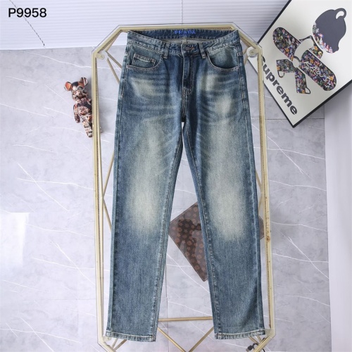 Replica Prada Jeans For Men #1241720 $45.00 USD for Wholesale