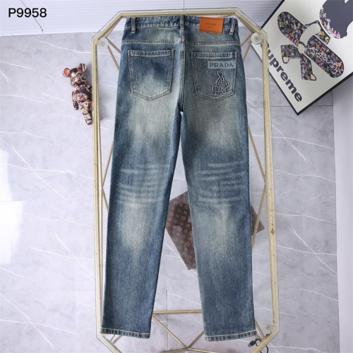 Replica Prada Jeans For Men #1241720 $45.00 USD for Wholesale