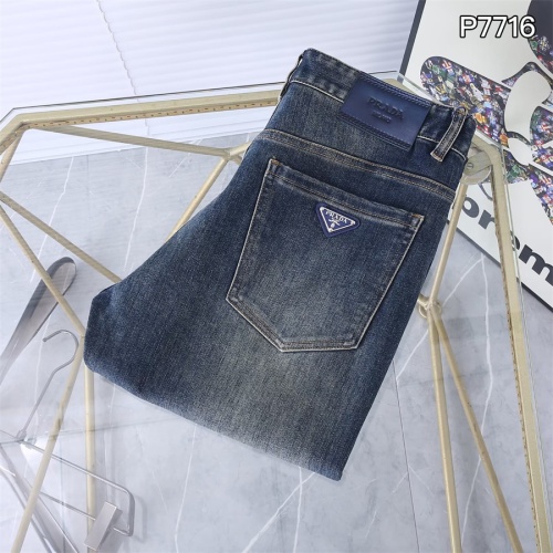 Wholesale Prada Jeans For Men #1241721 $45.00 USD, Wholesale Quality Replica Prada Jeans