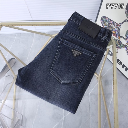 Wholesale Prada Jeans For Men #1241722 $45.00 USD, Wholesale Quality Replica Prada Jeans