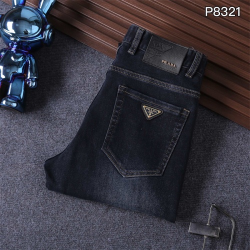 Wholesale Prada Jeans For Men #1241735 $45.00 USD, Wholesale Quality Replica Prada Jeans