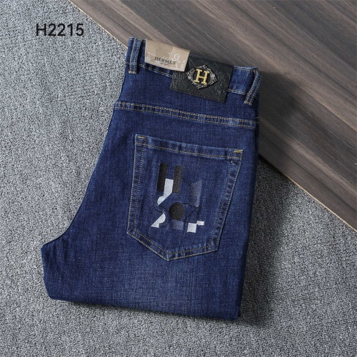 Wholesale Hermes Jeans For Men #1241739 $45.00 USD, Wholesale Quality Replica Hermes Jeans