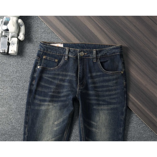 Replica Hermes Jeans For Men #1241740 $45.00 USD for Wholesale