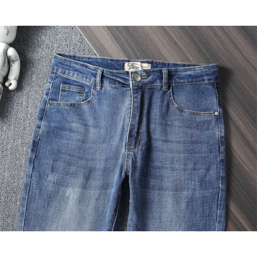 Replica Burberry Jeans For Men #1241743 $45.00 USD for Wholesale