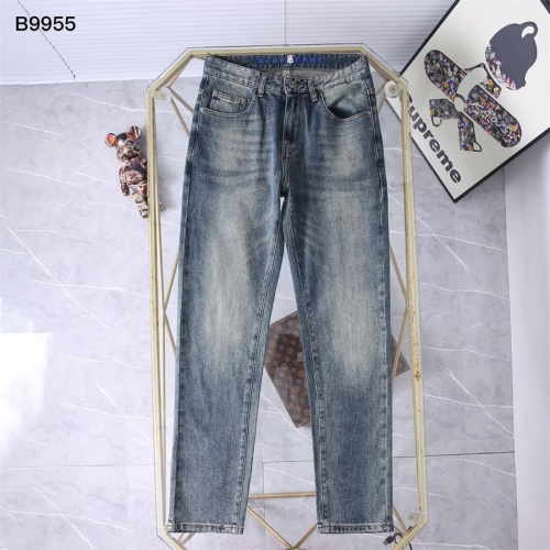 Replica Burberry Jeans For Men #1241744 $45.00 USD for Wholesale