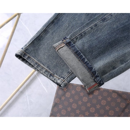 Replica Burberry Jeans For Men #1241744 $45.00 USD for Wholesale