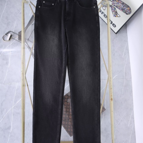 Replica Burberry Jeans For Men #1241748 $45.00 USD for Wholesale