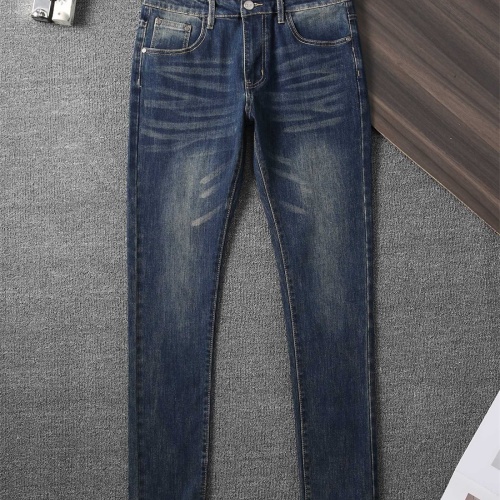 Replica Christian Dior Jeans For Men #1241845 $45.00 USD for Wholesale