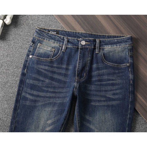 Replica Christian Dior Jeans For Men #1241845 $45.00 USD for Wholesale