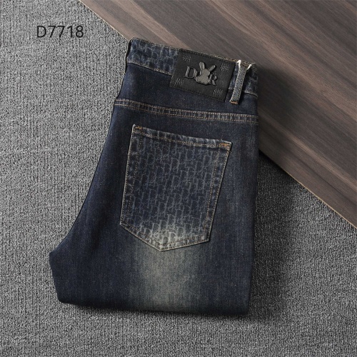 Wholesale Christian Dior Jeans For Men #1241846 $45.00 USD, Wholesale Quality Replica Christian Dior Jeans