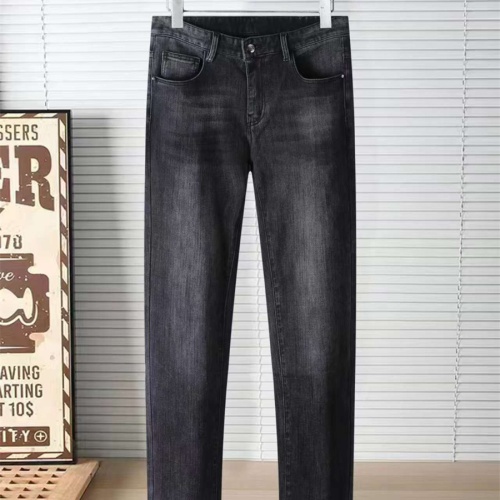 Replica Fendi Jeans For Men #1241878 $45.00 USD for Wholesale