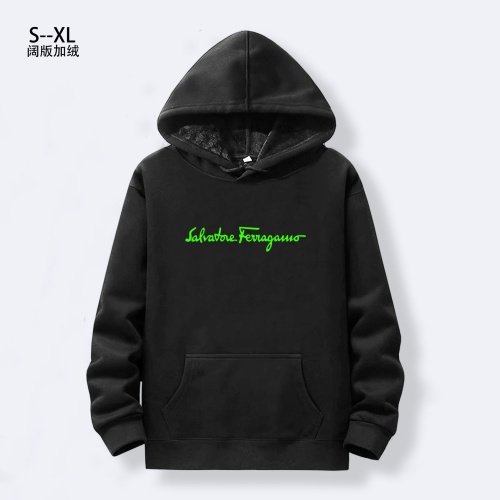 Wholesale Salvatore Ferragamo Hoodies Long Sleeved For Men #1241879 $40.00 USD, Wholesale Quality Replica Salvatore Ferragamo Hoodies